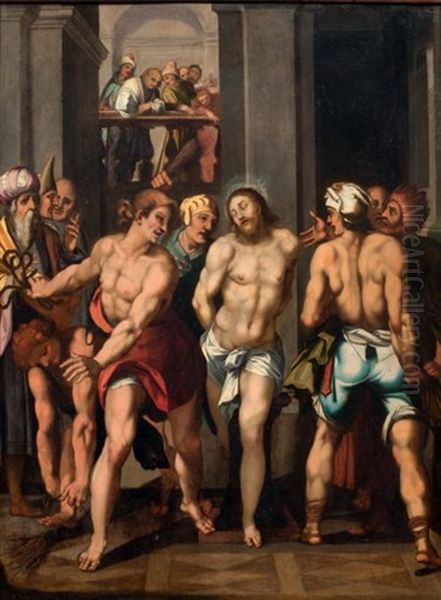 L'arrestation Du Christ Oil Painting by Joseph The Elder Heintz