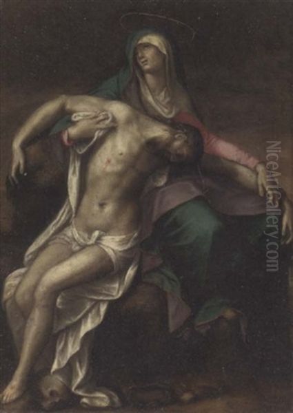 The Pieta Oil Painting by Joseph The Elder Heintz