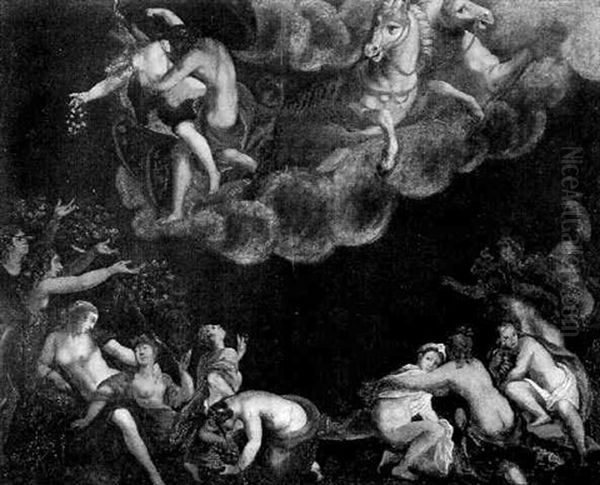 Der Raub Der Proserpina Oil Painting by Joseph The Elder Heintz