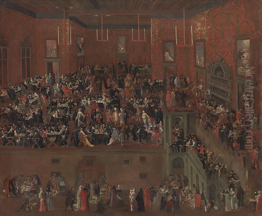 Il Ridotto Oil Painting by Joseph Heintz the Younger