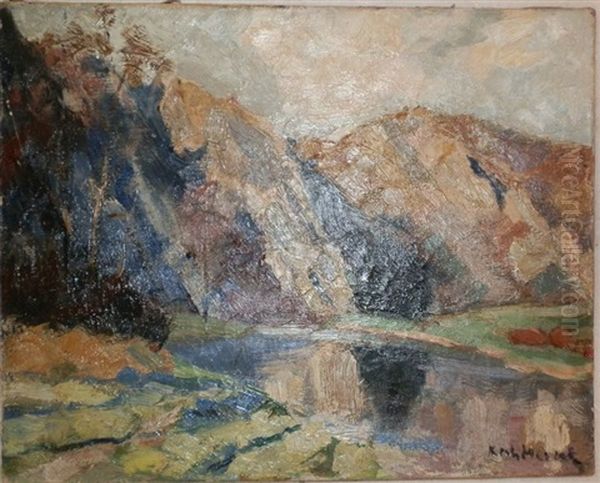 Riviere Au Soleil Oil Painting by Richard Heintz