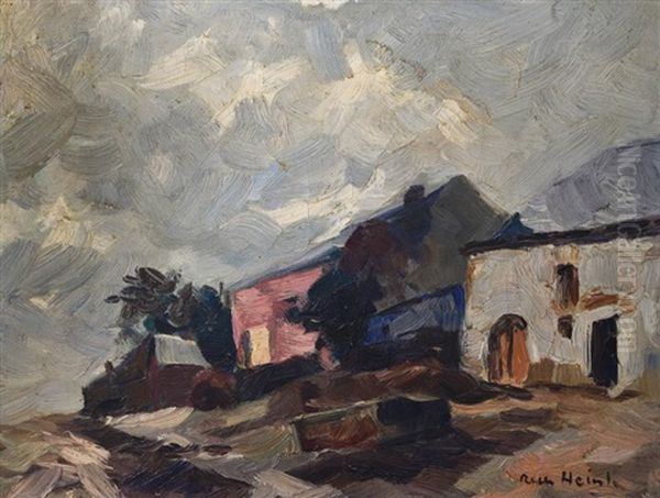 Par Vent D'ouest A Nassogne Oil Painting by Richard Heintz