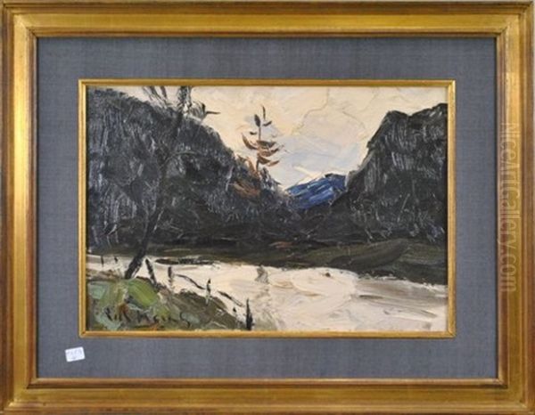 Sy Oil Painting by Richard Heintz