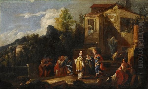 The Return Of The Prodigal Son Oil Painting by Johann Heiss