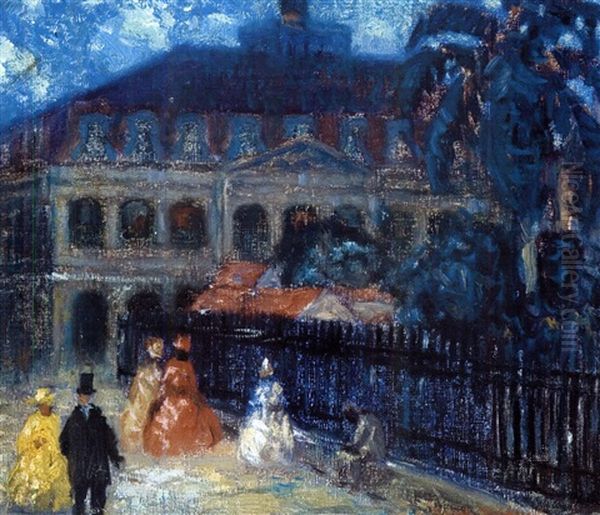 Soiree, New Orleans Oil Painting by Knute Heldner