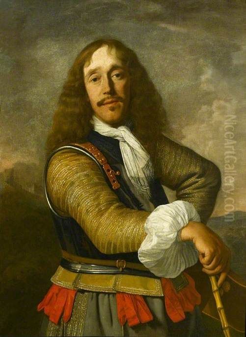Portrait Of An Officer Oil Painting by Bartholomeus Van Der Helst