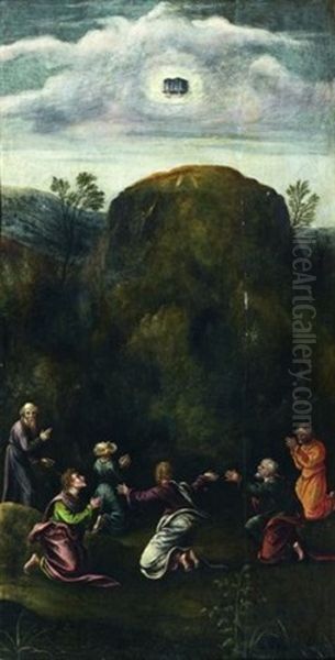 L'ascension Oil Painting by Jan van Hemessen