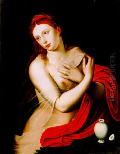 Reuige Magdalena Oil Painting by Jan van Hemessen