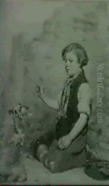 New Tricks Oil Painting by William Hemsley