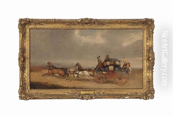 Louth-london Royal Mail Oil Painting by Charles Cooper Henderson