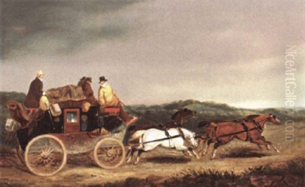 The Royal Mail - Uphill Oil Painting by Charles Cooper Henderson