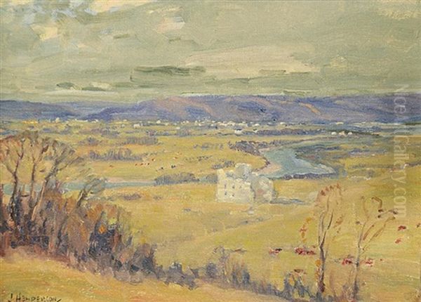 Untitled - Qu'appelle Valley Oil Painting by Henderson, James