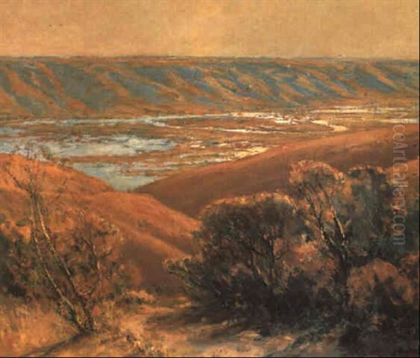 The Marsh Oil Painting by Henderson, James