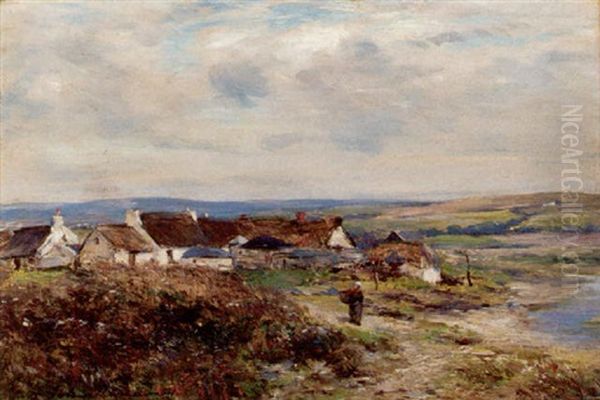 Leaving The Village Oil Painting by John Henderson