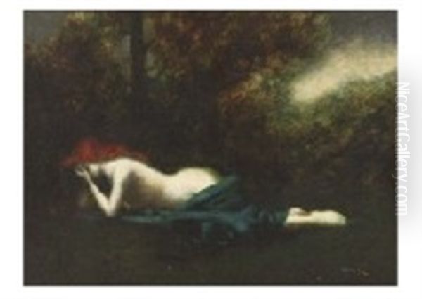 Nu Oil Painting by Jean Jacques Henner