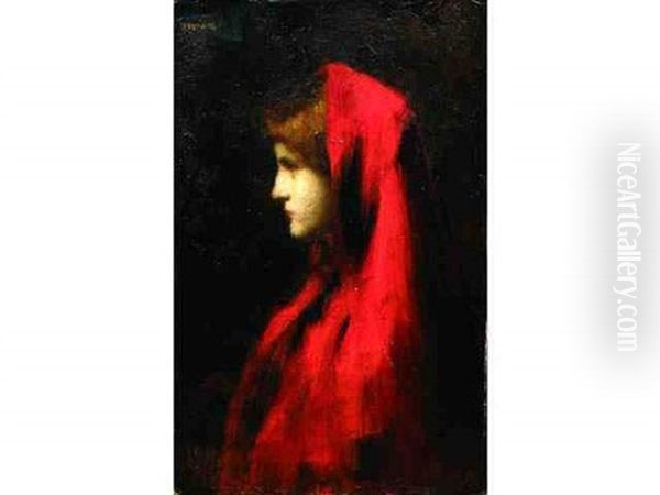 Fabiola Oil Painting by Jean Jacques Henner