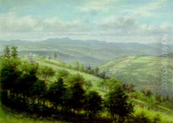 Landscape Oil Painting by Edward Lamson Henry