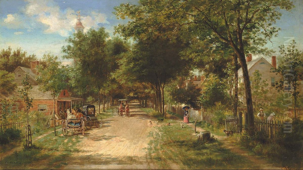 The Country Store Oil Painting by Edward Lamson Henry