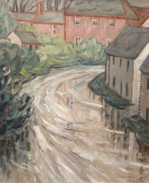 Floods In Ennis Oil Painting by Grace Henry