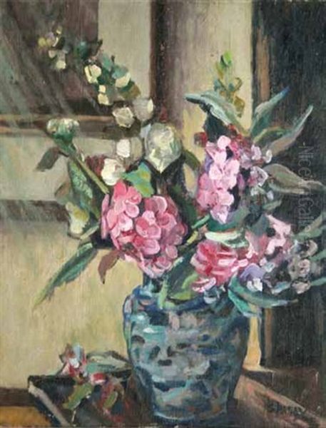 The Blue Vase Oil Painting by Grace Henry