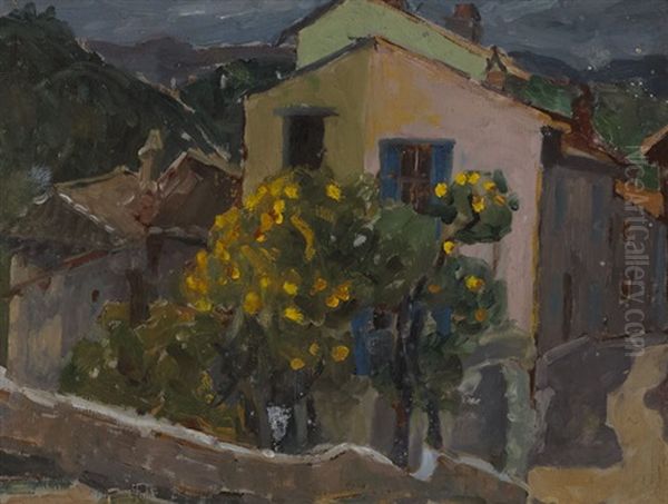 Italian House 2 Oil Painting by Grace Henry