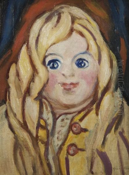 My Father Would Kill Me, If He Saw Me Now! Oil Painting by Grace Henry