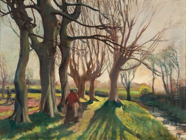 Connemara Landscape Oil Painting by Grace Henry