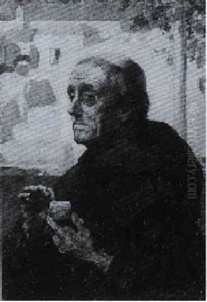 Franziskanermonch Im Suden Oil Painting by John Henry Henshall