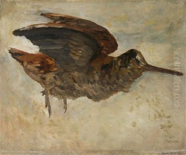 Toter Strandlaufer Oil Painting by Thomas Ludwig Herbst