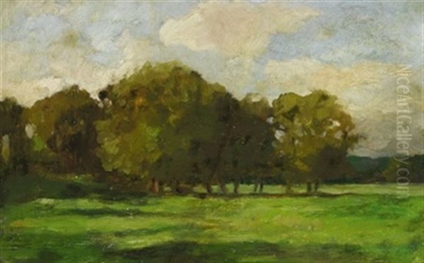 Norddeutsche Landschaft Oil Painting by Thomas Ludwig Herbst