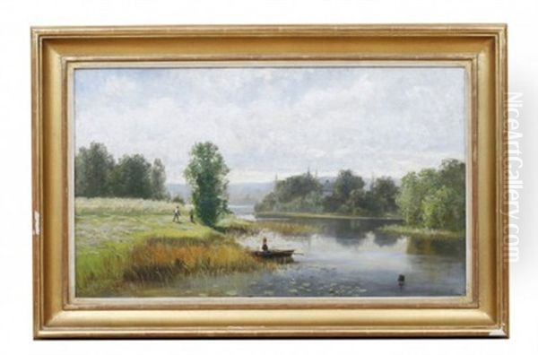 Signerad Och Daterad Olof Hermelin Oil Painting by Olof Hermelin