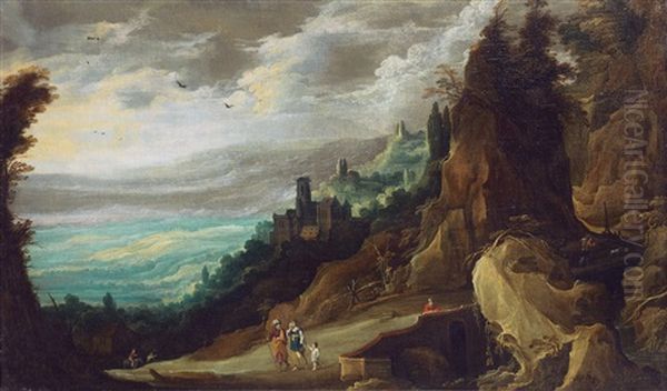 Judith Et Tamar Oil Painting by Willem van, the Elder Herp