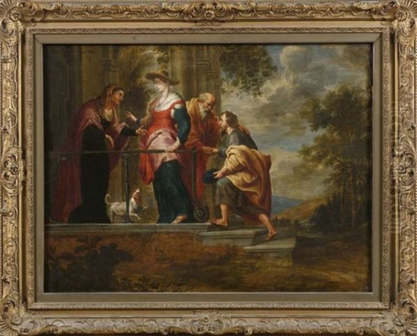 La Visitation Oil Painting by Willem van, the Elder Herp