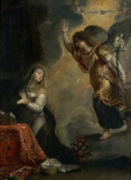 L'annonciation Oil Painting by Willem van, the Elder Herp