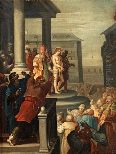 Ecce Homo Oil Painting by Willem van, the Elder Herp