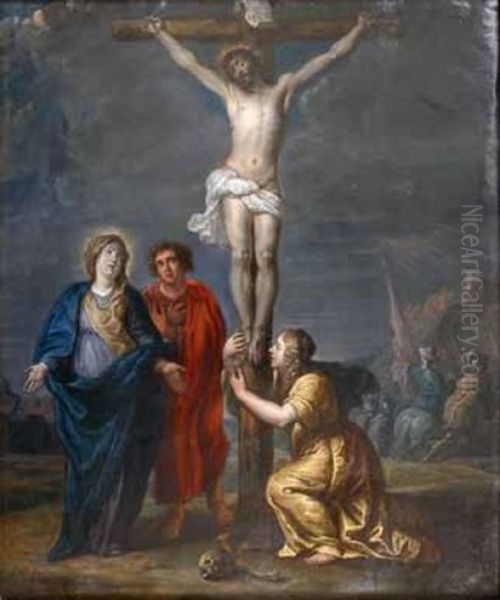 La Crucifixion Oil Painting by Willem van, the Elder Herp