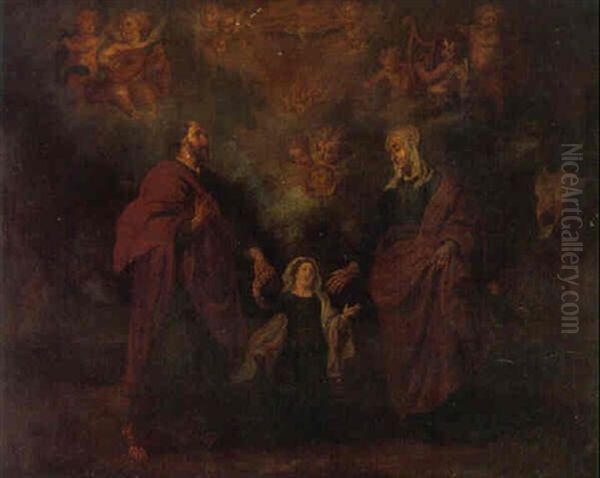 The Return From Egypt Oil Painting by Willem van, the Elder Herp