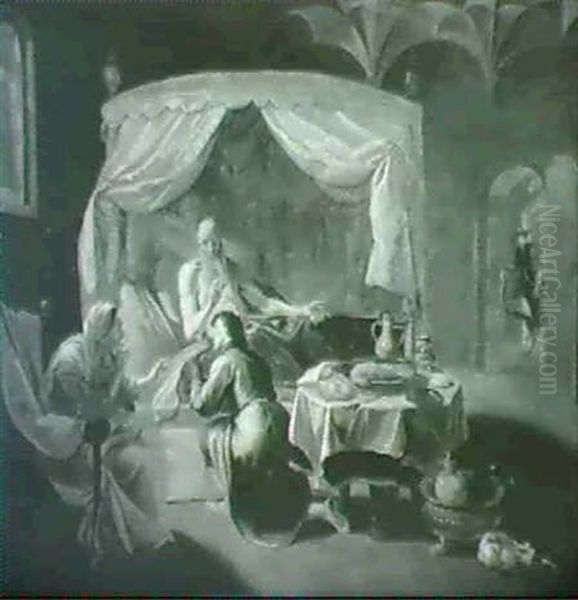 Jacob Benissant Isaac Oil Painting by Willem van, the Elder Herp