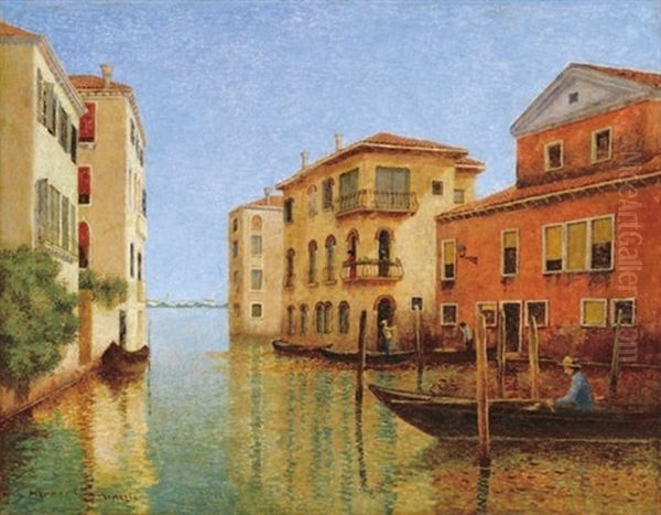 Venice Oil Painting by Cesar Maria Herrer Marcher