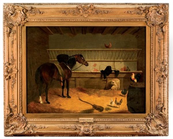 Establo Oil Painting by John Frederick Herring