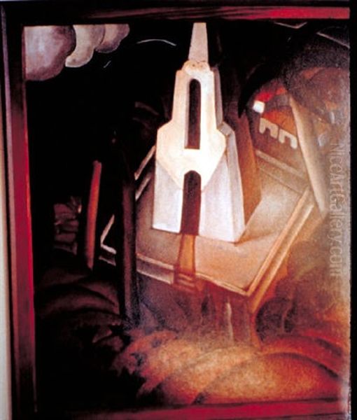 The Citadel - The Shrine Oil Painting by Rudolf Hesse