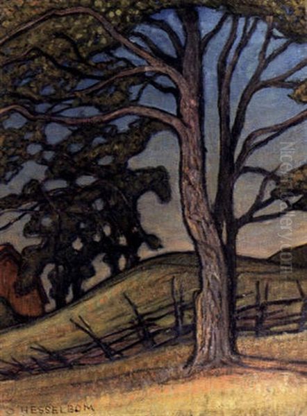 Motiv Fran Vartan Oil Painting by Otto Hesselbom