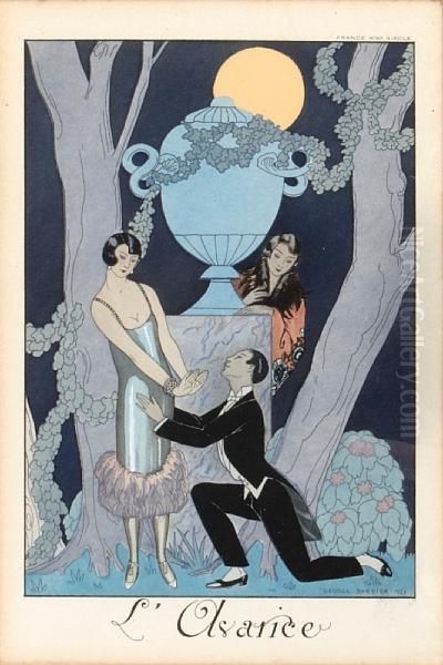 L'charice Oil Painting by Georges Barbier