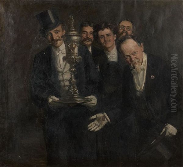 La Recompense Oil Painting by Christian Heyden