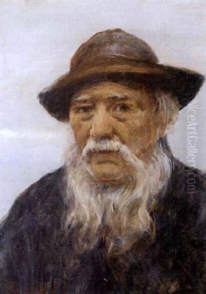 Hummerfisker Oil Painting by Hans Olaf Heyerdahl