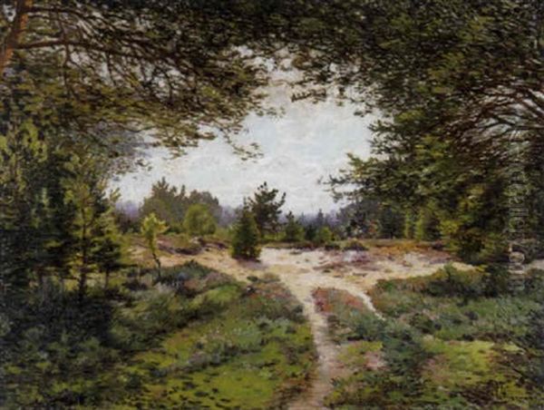 Gezicht In De Omgeving Van Kalmthout Oil Painting by Adriaan Josef Heymans