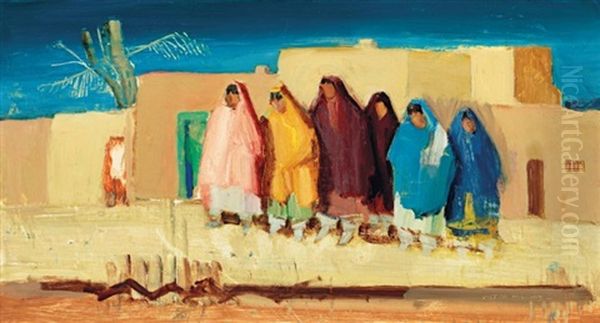 The Sisters Oil Painting by Victor, William Higgins