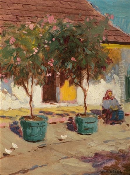 An Afternoon Repose Oil Painting by Victor, William Higgins