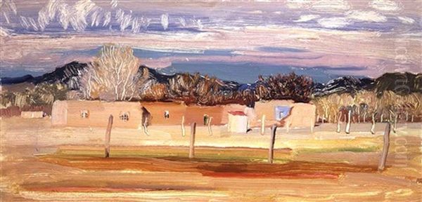 November Evening Oil Painting by Victor, William Higgins