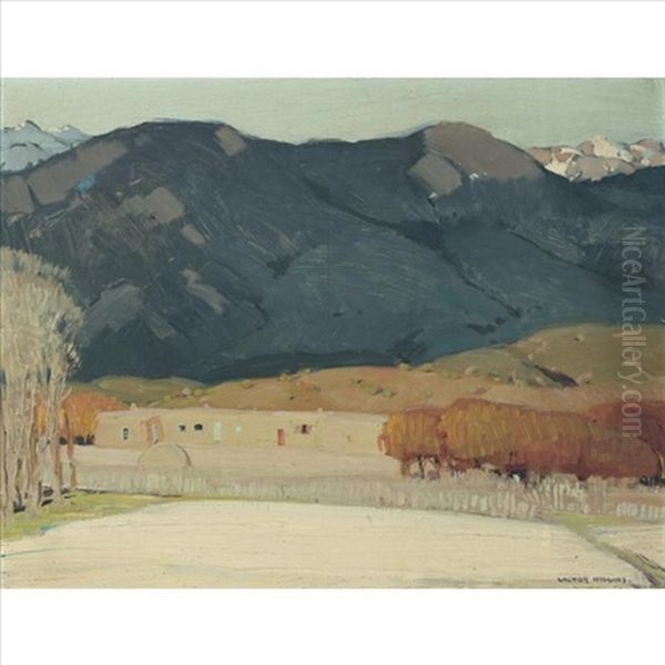 Taos, New Mexico Oil Painting by Victor, William Higgins